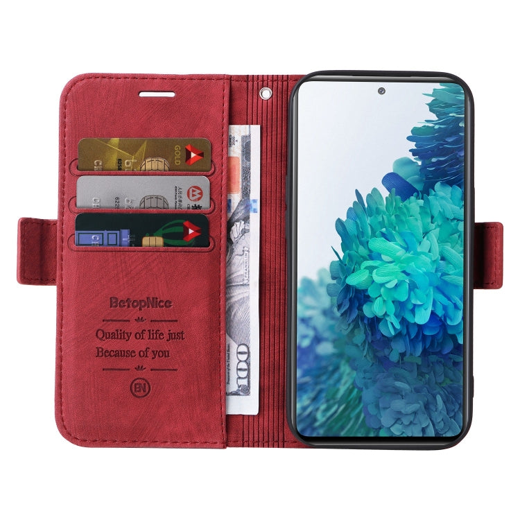 For Samsung Galaxy S20 FE BETOPNICE Dual-side Buckle Leather Phone Case