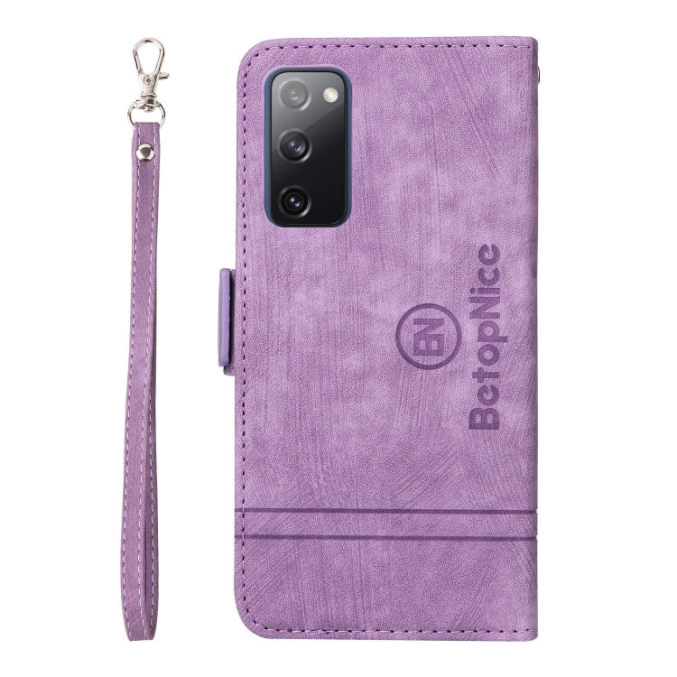 For Samsung Galaxy S20 FE BETOPNICE Dual-side Buckle Leather Phone Case