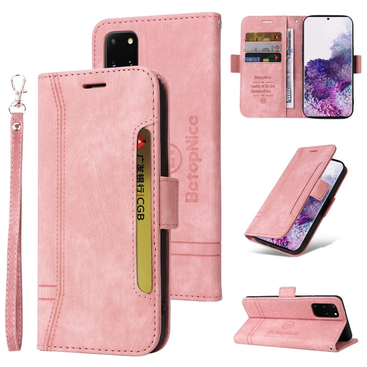 For Samsung Galaxy S20+ BETOPNICE Dual-side Buckle Leather Phone Case