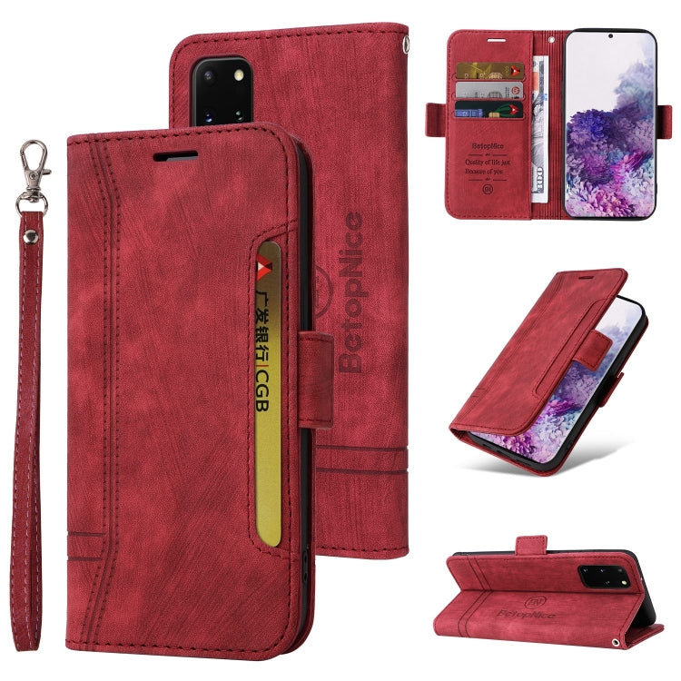 For Samsung Galaxy S20+ BETOPNICE Dual-side Buckle Leather Phone Case