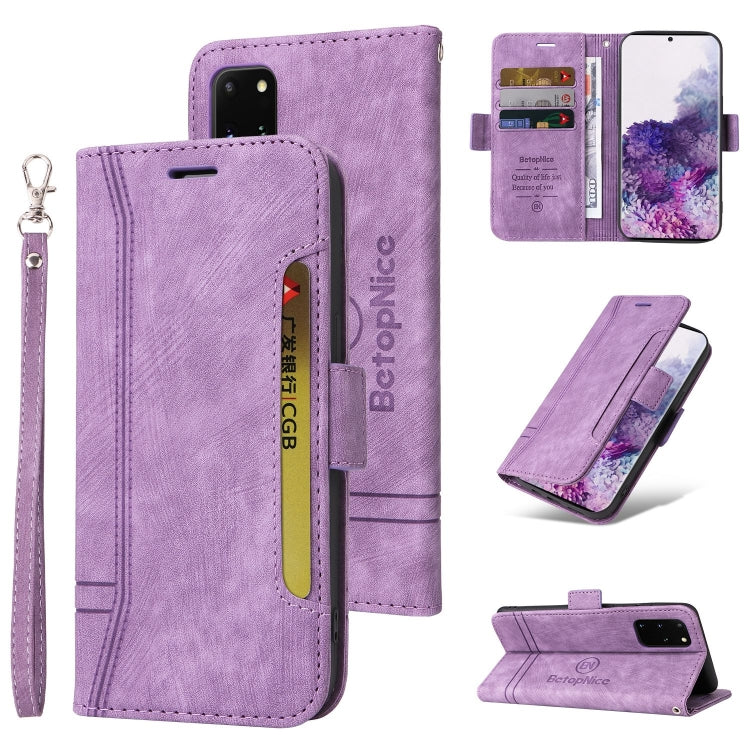 For Samsung Galaxy S20+ BETOPNICE Dual-side Buckle Leather Phone Case