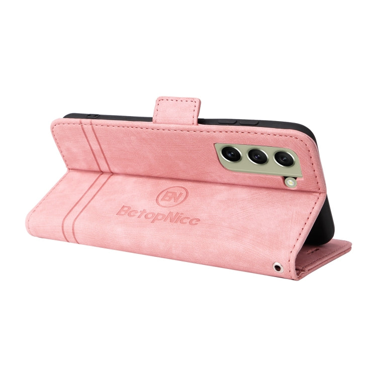 For Samsung Galaxy S21 FE 5G BETOPNICE Dual-side Buckle Leather Phone Case