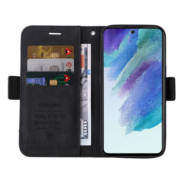 For Samsung Galaxy S21 FE 5G BETOPNICE Dual-side Buckle Leather Phone Case
