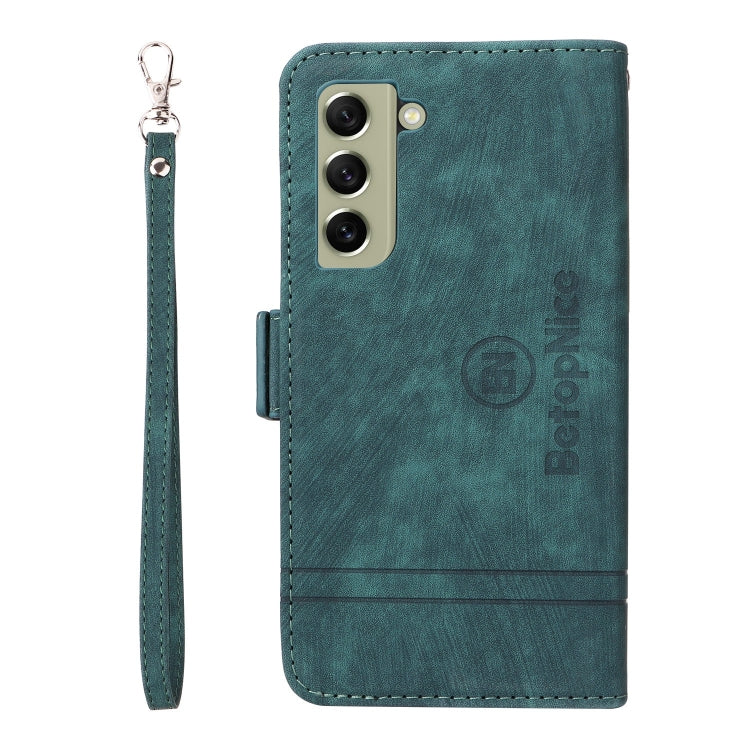 For Samsung Galaxy S21 FE 5G BETOPNICE Dual-side Buckle Leather Phone Case