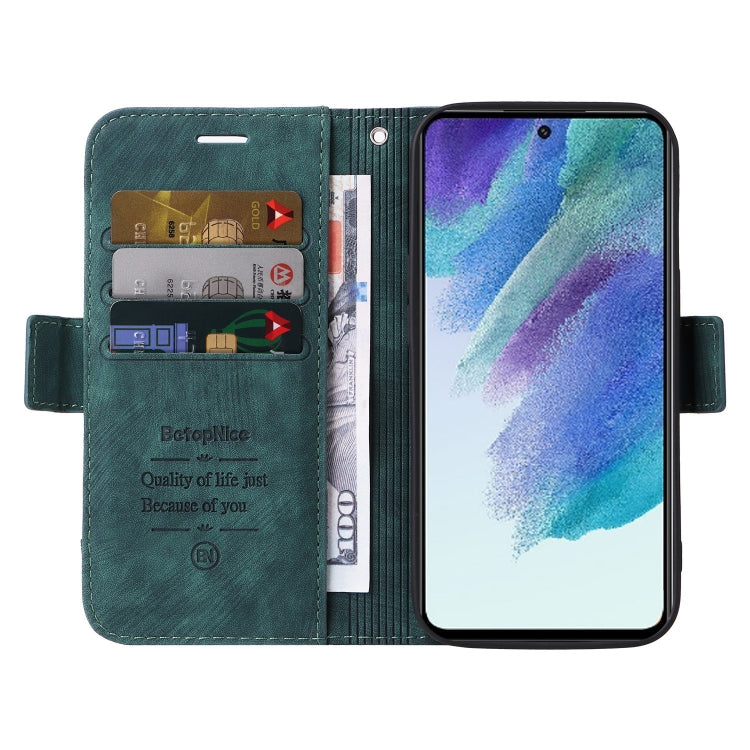 For Samsung Galaxy S21 FE 5G BETOPNICE Dual-side Buckle Leather Phone Case