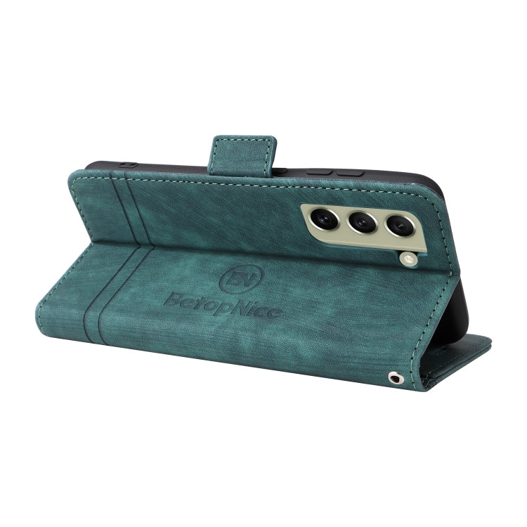 For Samsung Galaxy S21 FE 5G BETOPNICE Dual-side Buckle Leather Phone Case