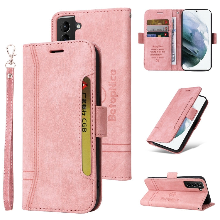 For Samsung Galaxy S21+ 5G BETOPNICE Dual-side Buckle Leather Phone Case