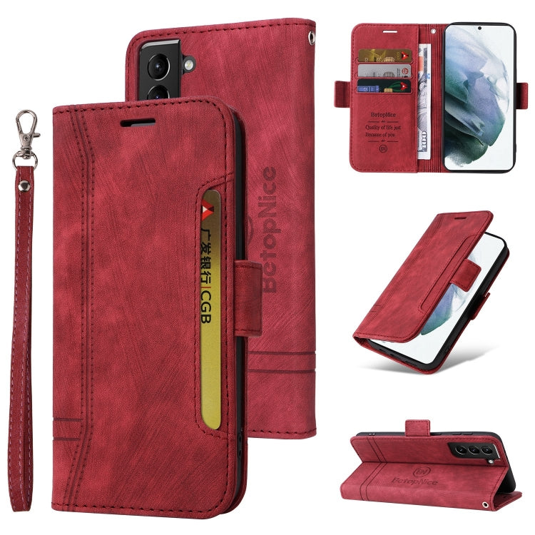 For Samsung Galaxy S21+ 5G BETOPNICE Dual-side Buckle Leather Phone Case