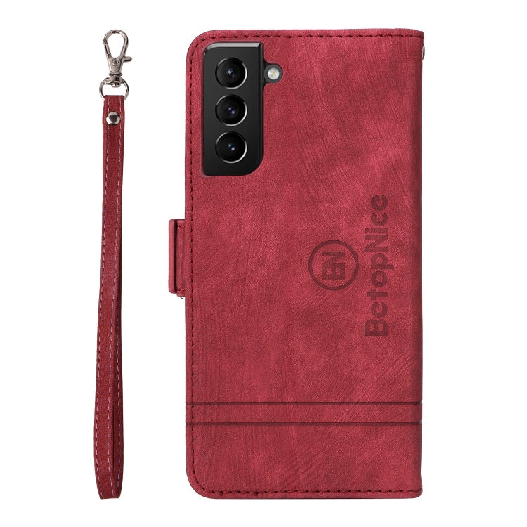 For Samsung Galaxy S21+ 5G BETOPNICE Dual-side Buckle Leather Phone Case
