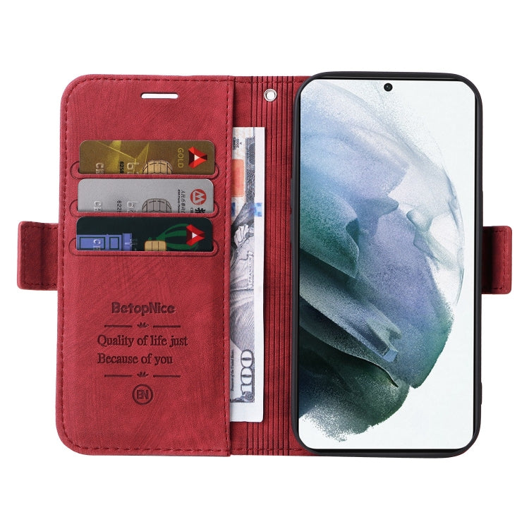 For Samsung Galaxy S21+ 5G BETOPNICE Dual-side Buckle Leather Phone Case