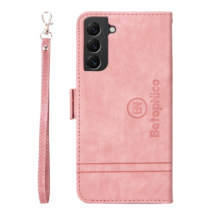 For Samsung Galaxy S22 5G BETOPNICE Dual-side Buckle Leather Phone Case