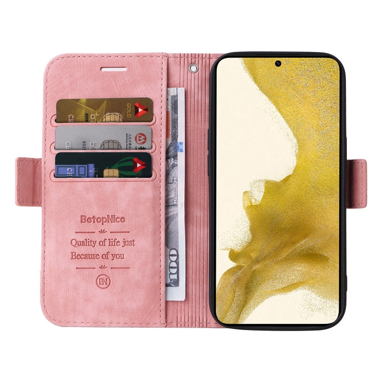 For Samsung Galaxy S22 5G BETOPNICE Dual-side Buckle Leather Phone Case