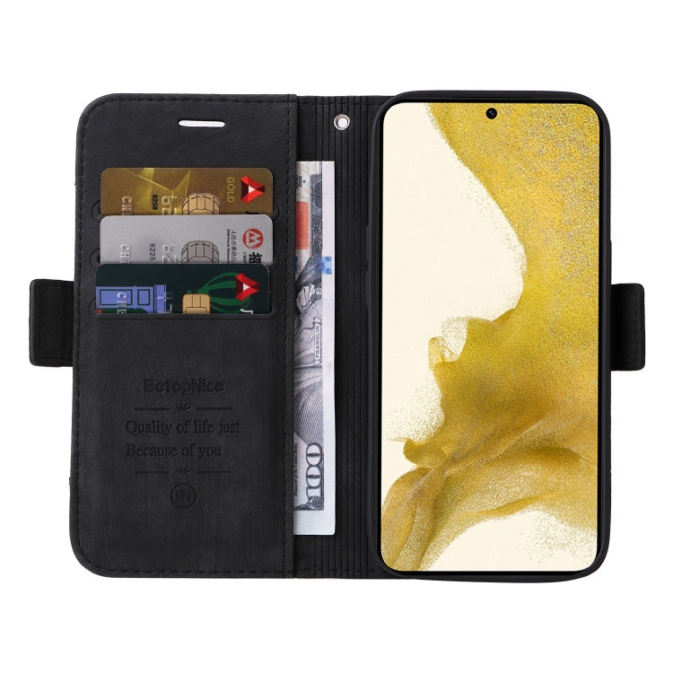 For Samsung Galaxy S22 5G BETOPNICE Dual-side Buckle Leather Phone Case