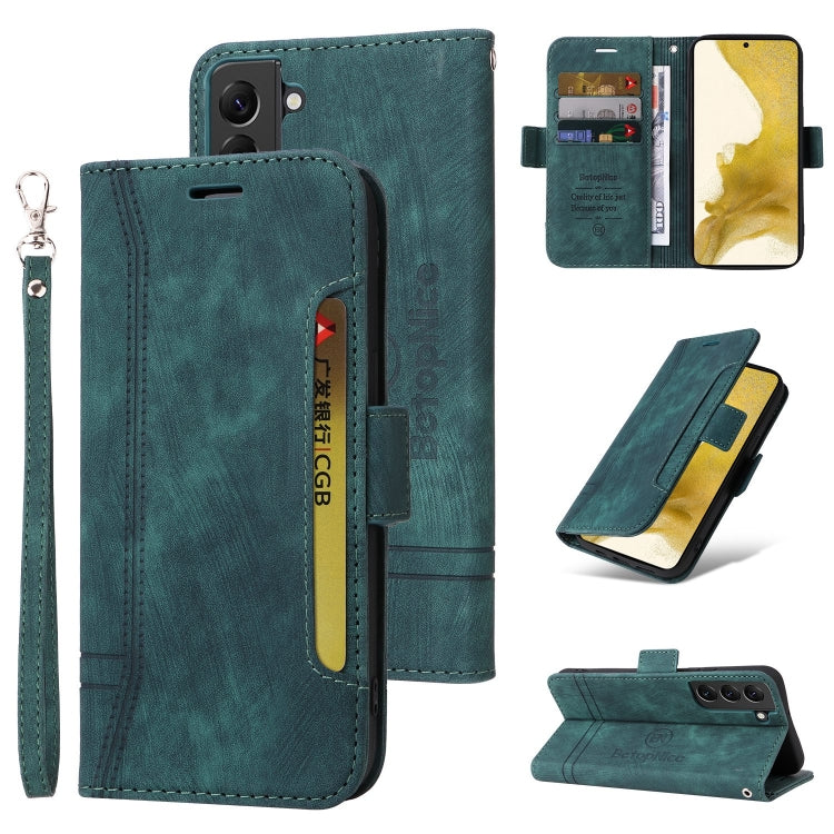 For Samsung Galaxy S22 5G BETOPNICE Dual-side Buckle Leather Phone Case