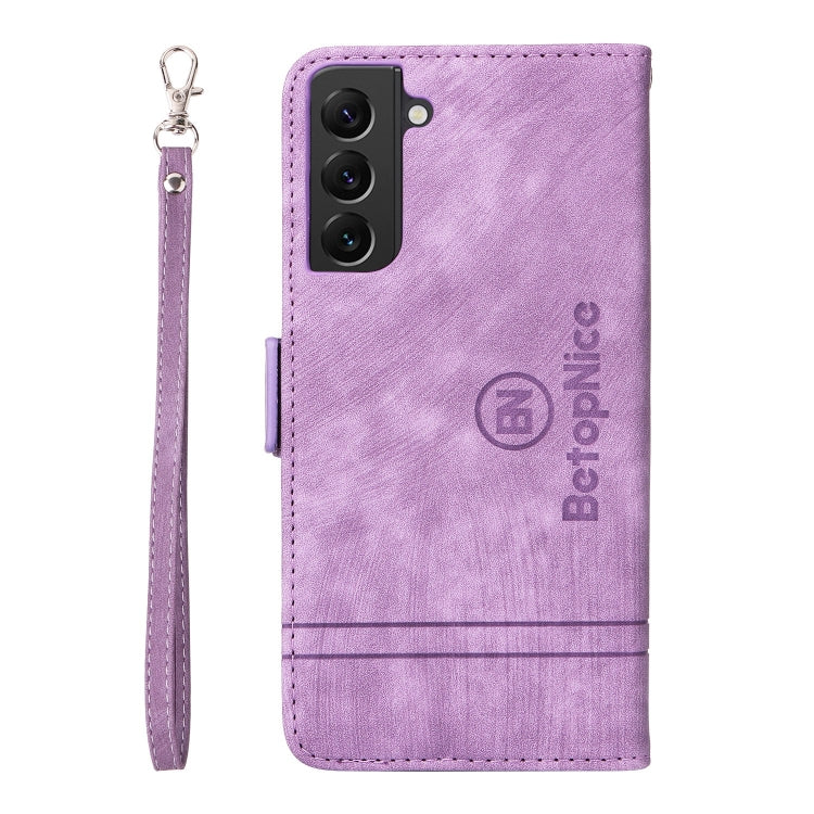 For Samsung Galaxy S22 5G BETOPNICE Dual-side Buckle Leather Phone Case