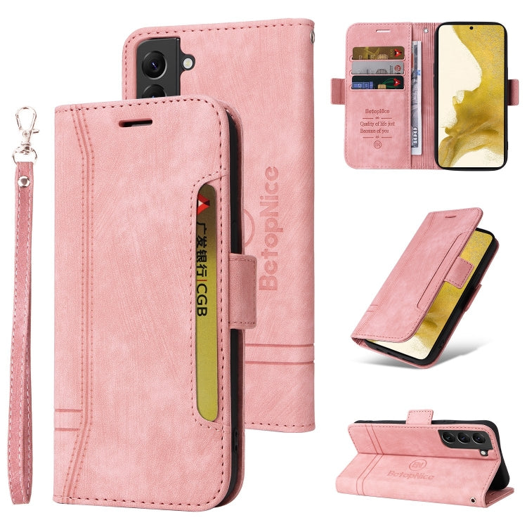 For Samsung Galaxy S22+ 5G BETOPNICE Dual-side Buckle Leather Phone Case