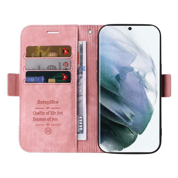 For Samsung Galaxy S22 Ultra 5G BETOPNICE Dual-side Buckle Leather Phone Case