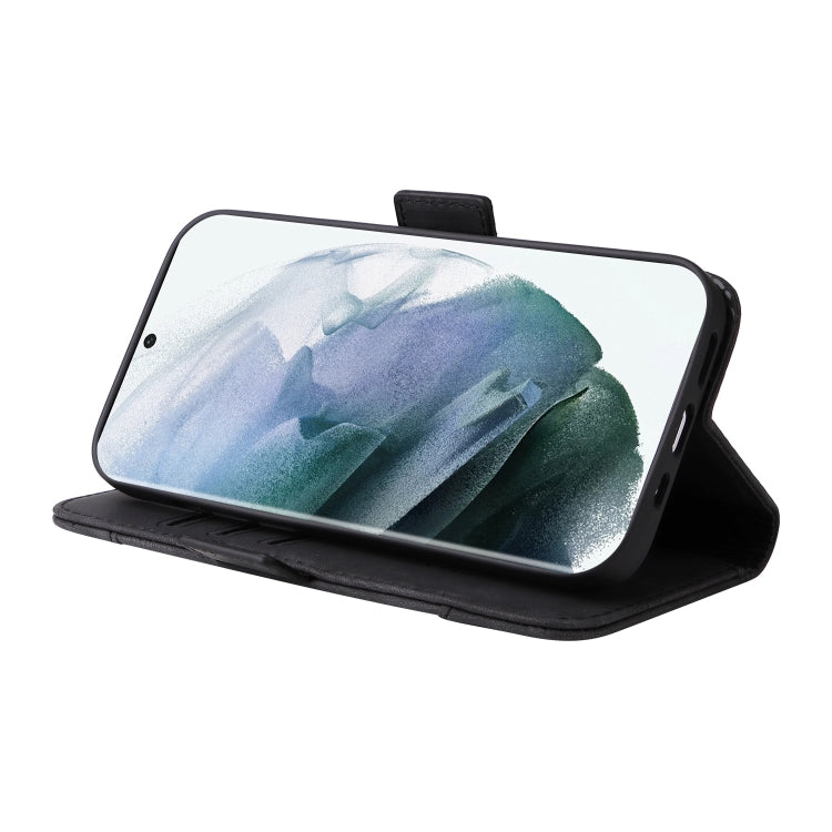 For Samsung Galaxy S22 Ultra 5G BETOPNICE Dual-side Buckle Leather Phone Case