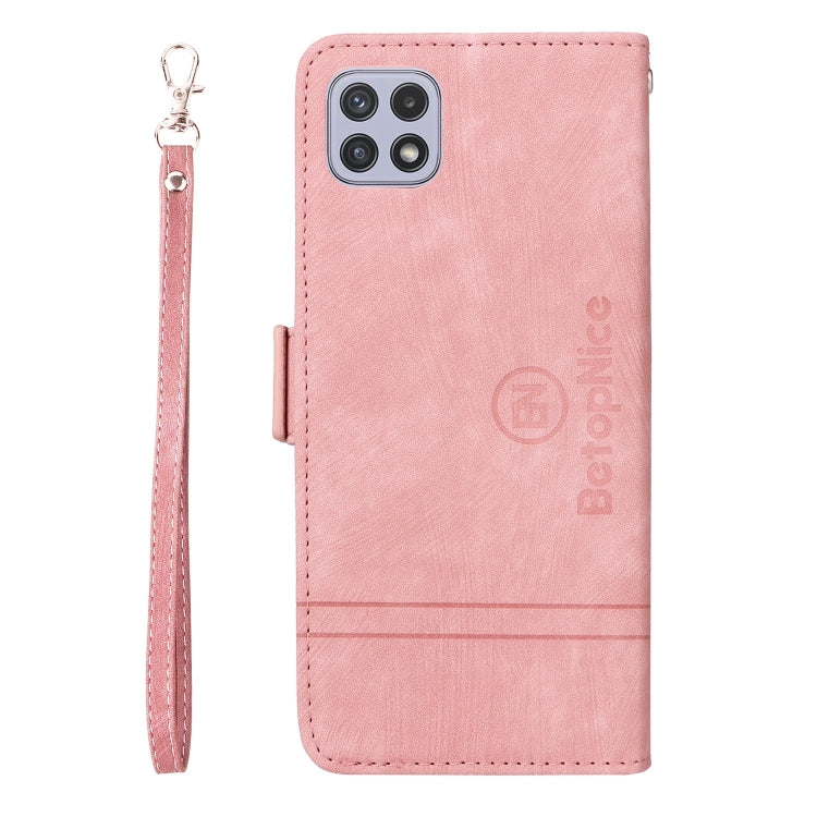 For Samsung Galaxy A22 5G BETOPNICE Dual-side Buckle Leather Phone Case