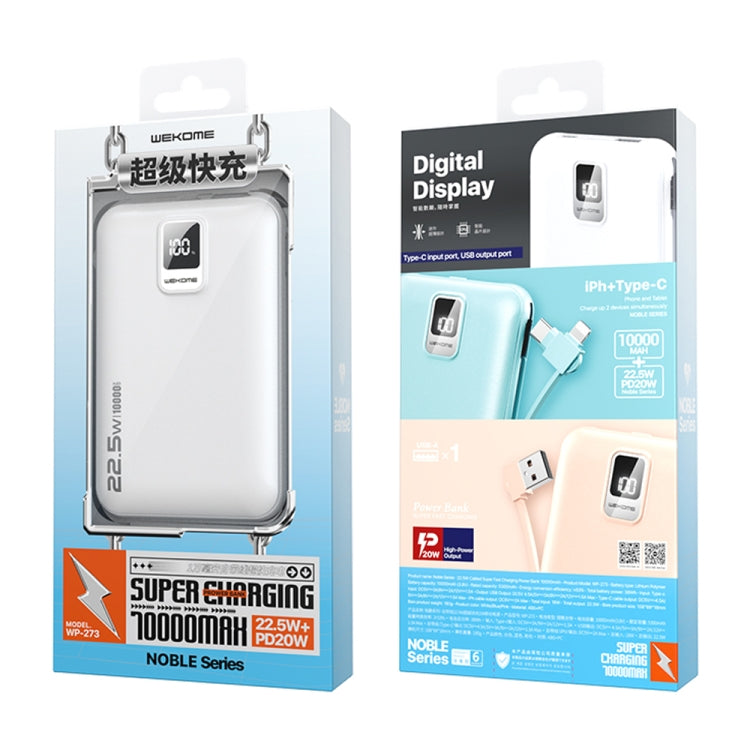 WEKOME WP-273 Noble Series 10000mAh LED Display Power Bank