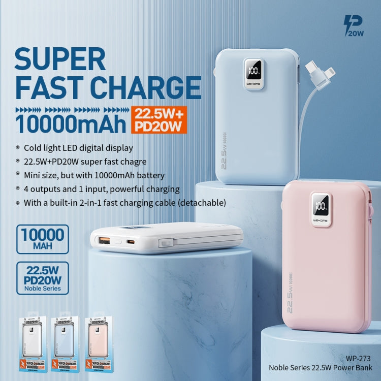 WEKOME WP-273 Noble Series 10000mAh LED Display Power Bank