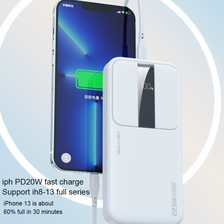 WEKOME WP-303 Gonen Series 20000mAh LED Display Fast Charging Power Bank