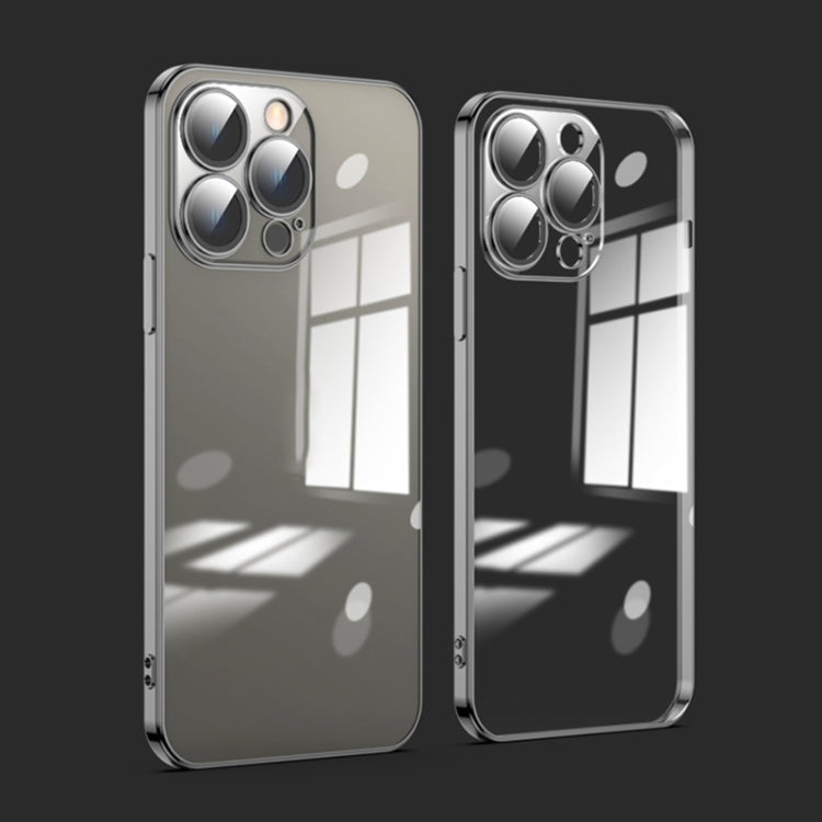 For iPhone 14 Pro Dustproof Glass Lens Protection Electroplating Phone Case