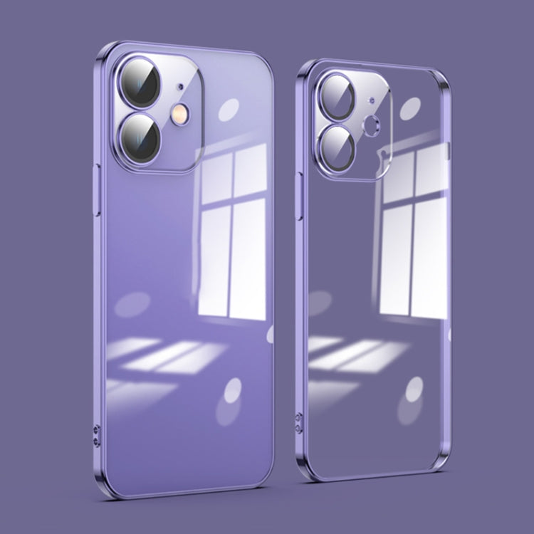 For iPhone 12 Dustproof Glass Lens Protection Electroplating Phone Case