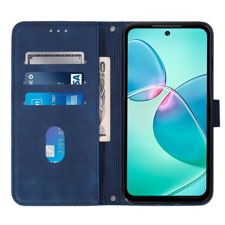 For Infinix Hot 12 Play / 12 Play NFC Crossbody 3D Embossed Flip Leather Phone Case