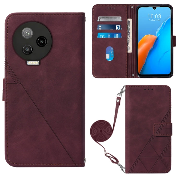 For Infinix Note 12 Pro 4G Crossbody 3D Embossed Flip Leather Phone Case