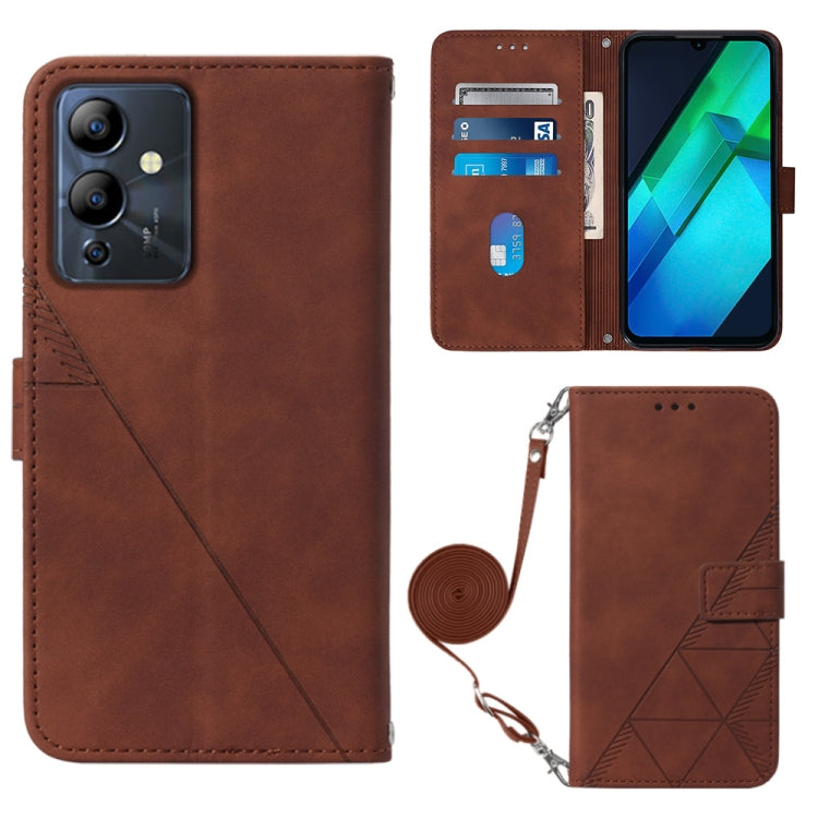 For Infinix Note 12i X6819 Crossbody 3D Embossed Flip Leather Phone Case