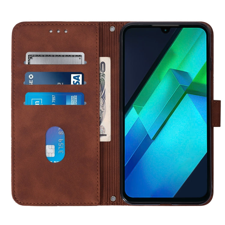 For Infinix Note 12i X6819 Crossbody 3D Embossed Flip Leather Phone Case