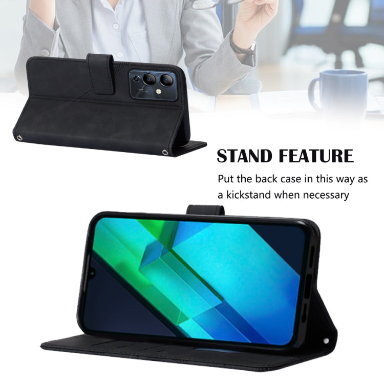 For Infinix Note 12i X6819 Crossbody 3D Embossed Flip Leather Phone Case