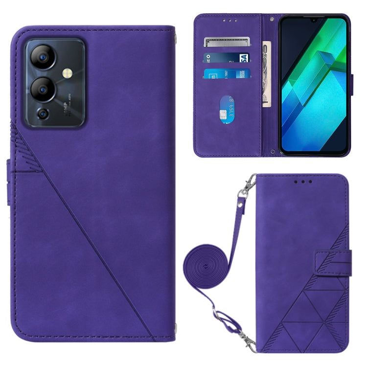 For Infinix Note 12i X6819 Crossbody 3D Embossed Flip Leather Phone Case