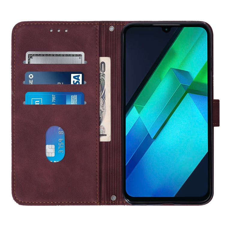 For Infinix Note 12i X6819 Crossbody 3D Embossed Flip Leather Phone Case