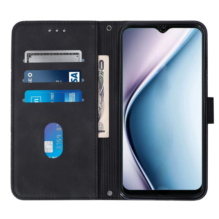 For Itel P38 / S17 / Vision 3 Crossbody 3D Embossed Flip Leather Phone Case