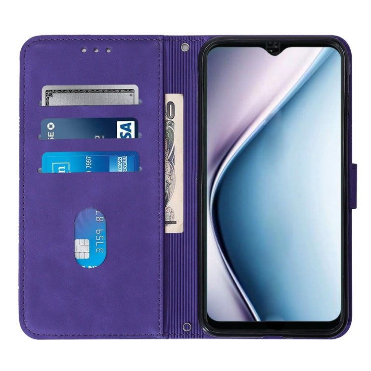 For Itel P38 / S17 / Vision 3 Crossbody 3D Embossed Flip Leather Phone Case