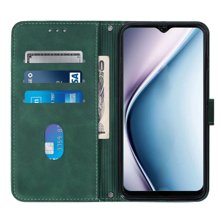For Itel P38 / S17 / Vision 3 Crossbody 3D Embossed Flip Leather Phone Case
