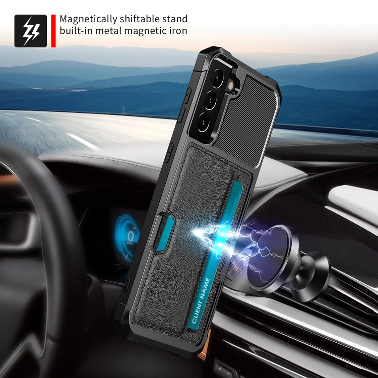 For Samsung Galaxy S22+ 5G ZM02 Card Slot Holder Phone Case