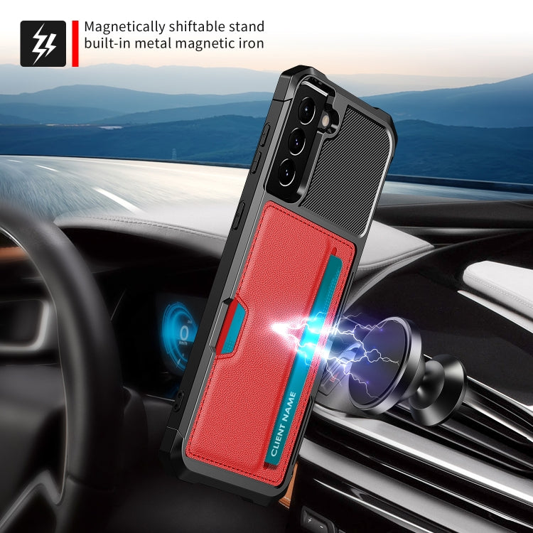 For Samsung Galaxy S22+ 5G ZM02 Card Slot Holder Phone Case