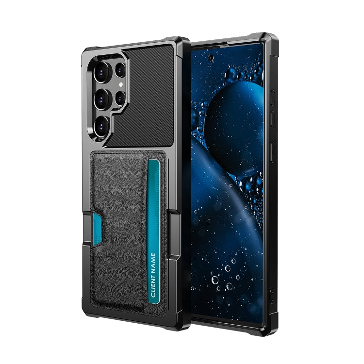For Samsung Galaxy S22 Ultra 5G ZM02 Card Slot Holder Phone Case