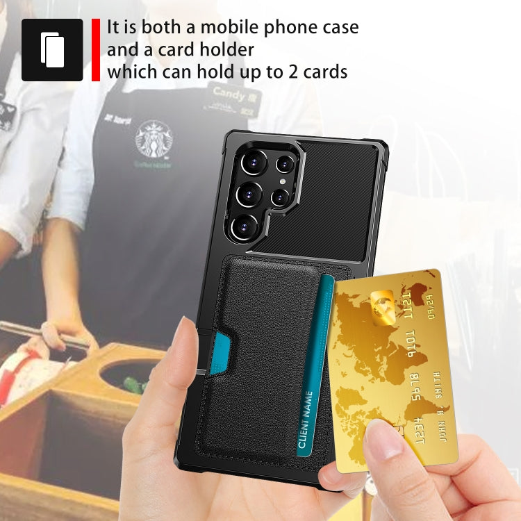 For Samsung Galaxy S22 Ultra 5G ZM02 Card Slot Holder Phone Case