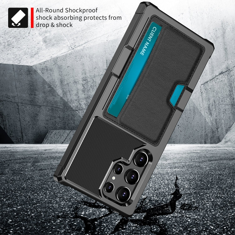 For Samsung Galaxy S22 Ultra 5G ZM02 Card Slot Holder Phone Case