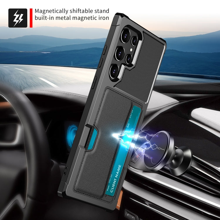 For Samsung Galaxy S22 Ultra 5G ZM02 Card Slot Holder Phone Case