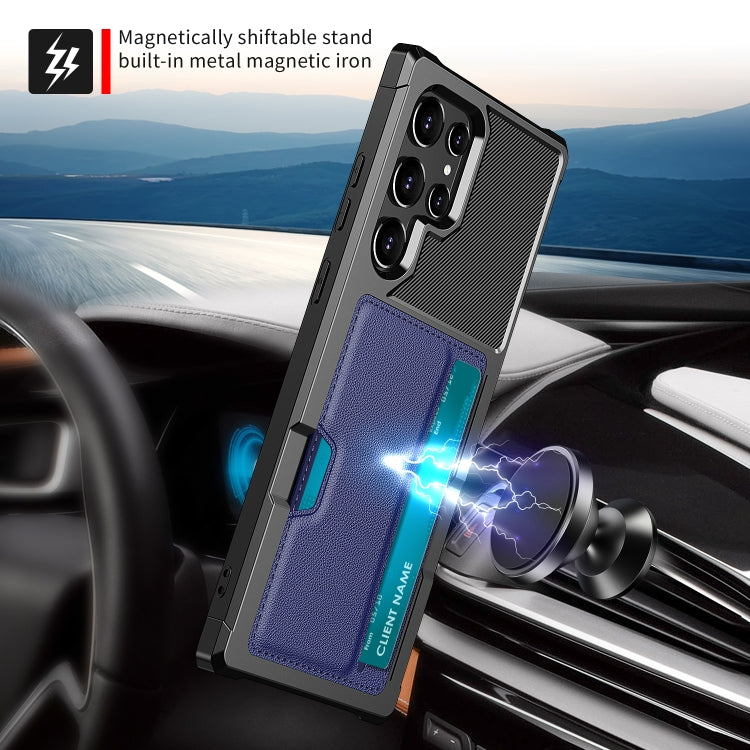 For Samsung Galaxy S22 Ultra 5G ZM02 Card Slot Holder Phone Case