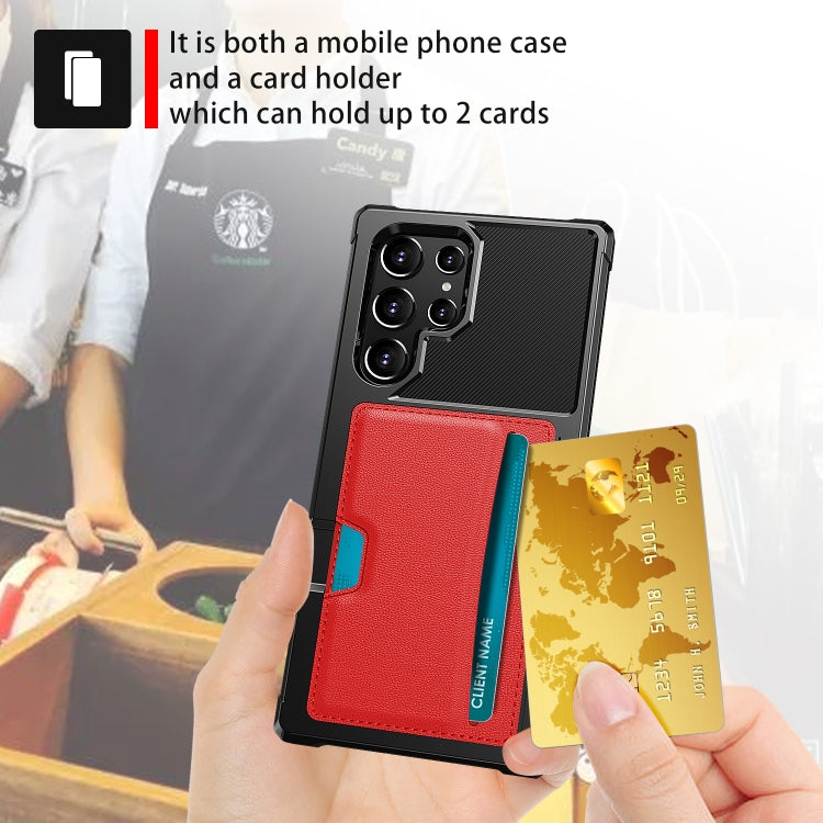 For Samsung Galaxy S22 Ultra 5G ZM02 Card Slot Holder Phone Case