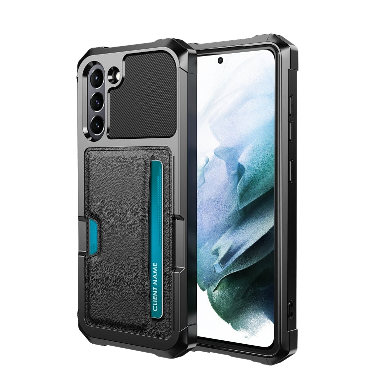 For Samsung Galaxy S21 FE 5G ZM02 Card Slot Holder Phone Case