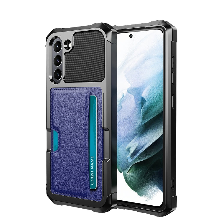 For Samsung Galaxy S21 FE 5G ZM02 Card Slot Holder Phone Case