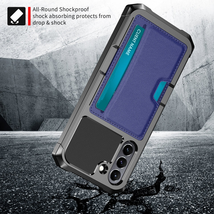 For Samsung Galaxy S21 FE 5G ZM02 Card Slot Holder Phone Case