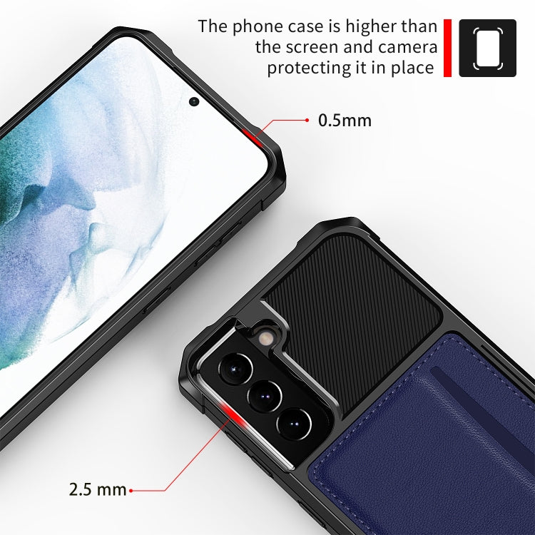 For Samsung Galaxy S21+ 5G ZM02 Card Slot Holder Phone Case